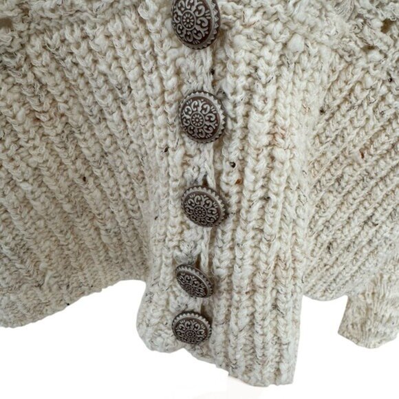 Anthropologie Bestie Cardigan Sweater in Ivory Size Medium NWOT - Picture 12 of 16